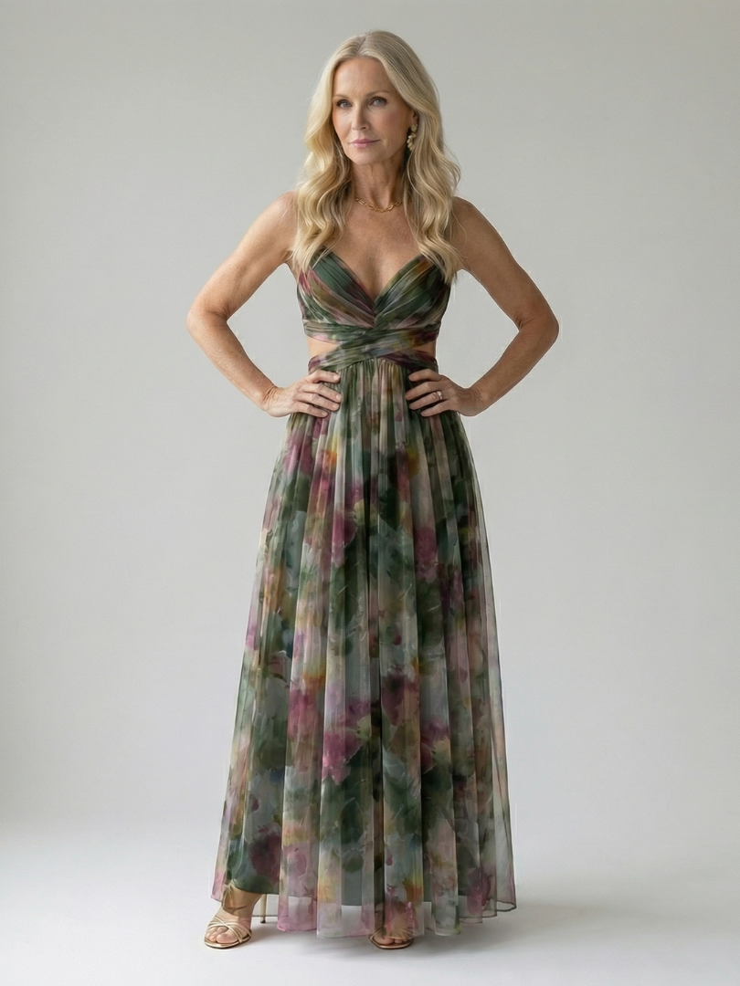 ISEL| Soft Wrap Maxi Dress