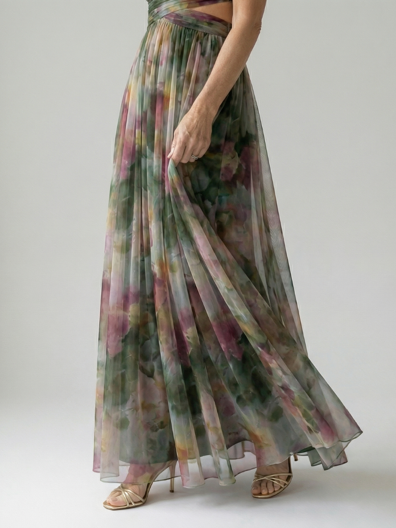 ISEL| Soft Wrap Maxi Dress