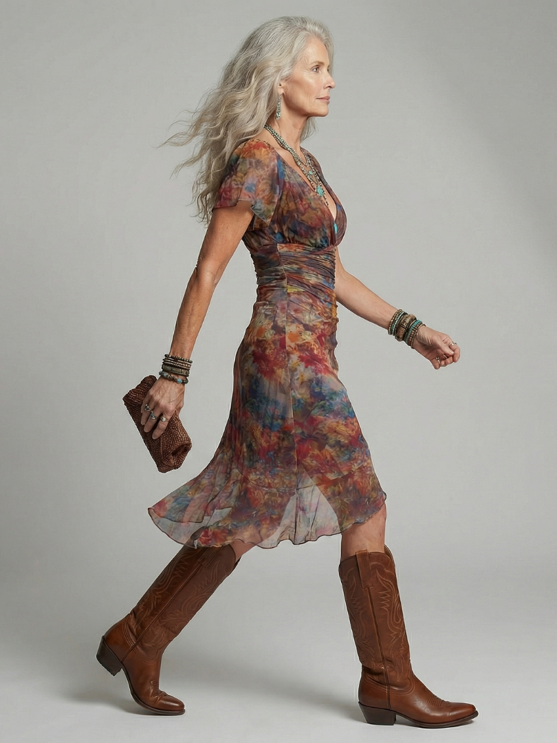 AERIS| Quiet Halter Midi Dress