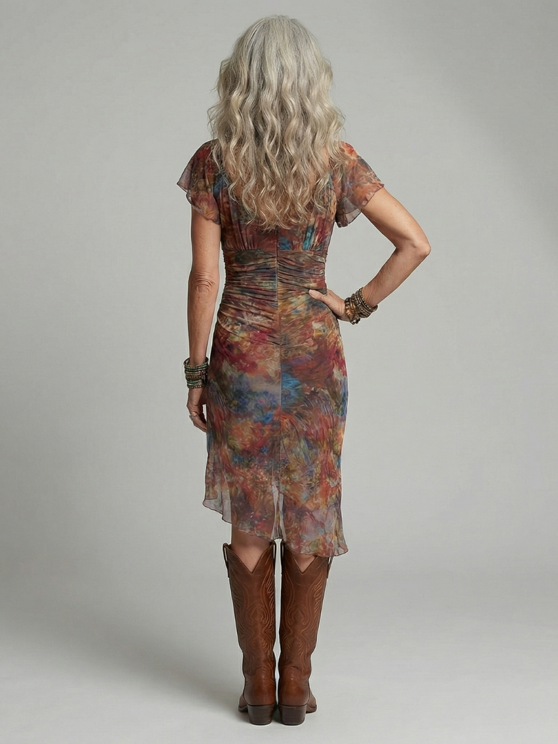 AERIS| Quiet Halter Midi Dress