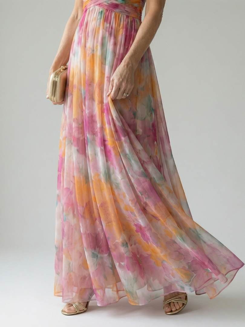 ISEL| Soft Wrap Maxi Dress