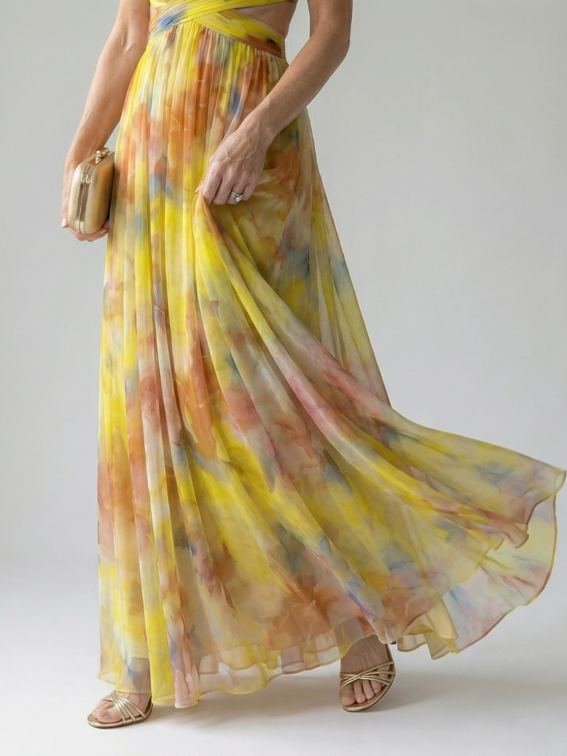 ISEL| Soft Wrap Maxi Dress