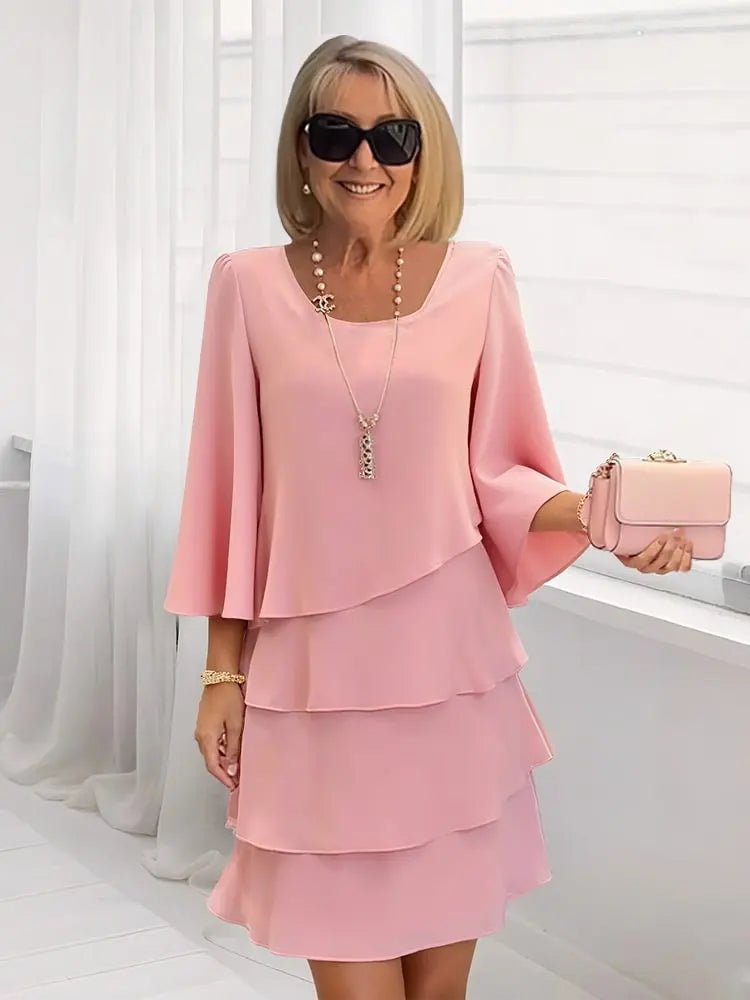 PATRICIA | Elegant Comfort Ruffle Dress