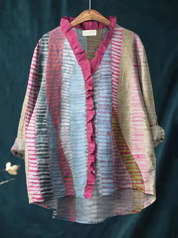 MELINDA | Blouse with a Calm Character